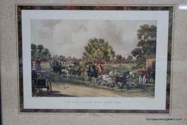 Appraisal: James Pollard ''The Four In Hand Club Hyde Park''Framed print