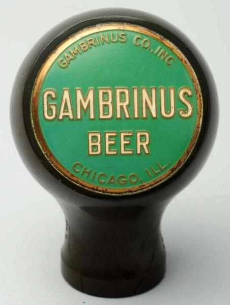 Appraisal: Gambrinus Beer Tap Knob Minor wear to face and tap