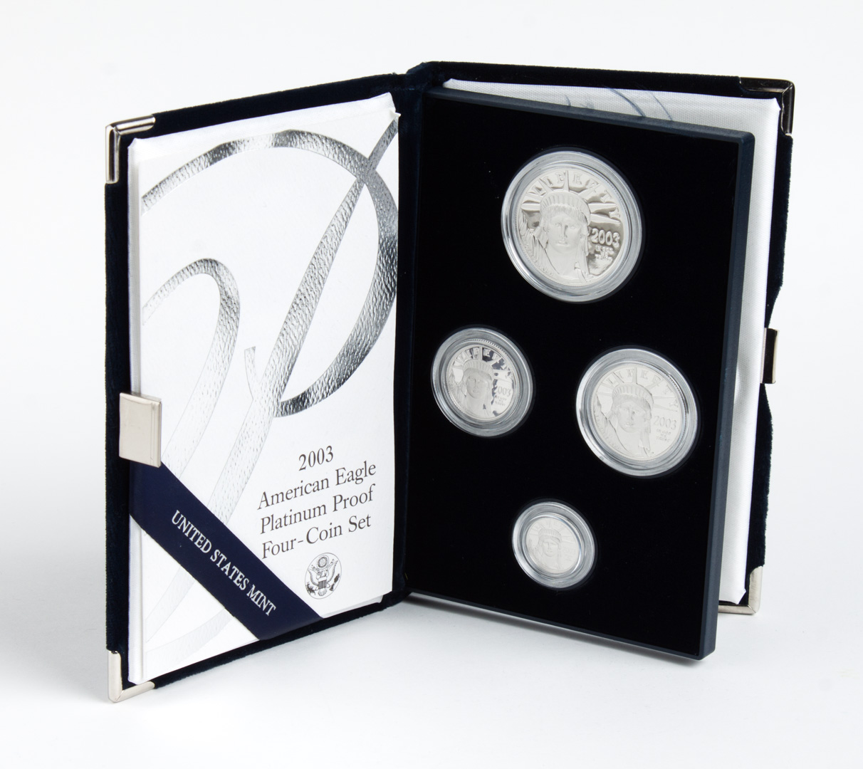 Appraisal: U S American Eagle platinum bullion Proof Set in original