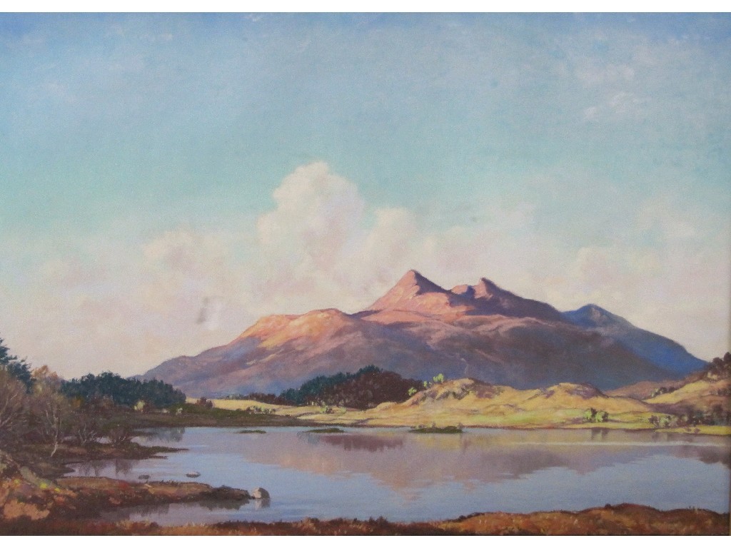 Appraisal: WILLIAM DOUGLAS MACLEOD - Pastel Highland loch scene signed x