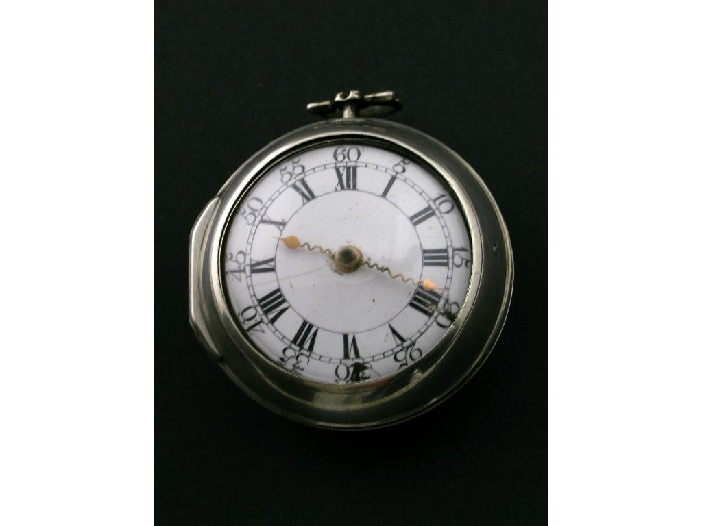 Appraisal: A George III silver pair cased Pocket Watch by James