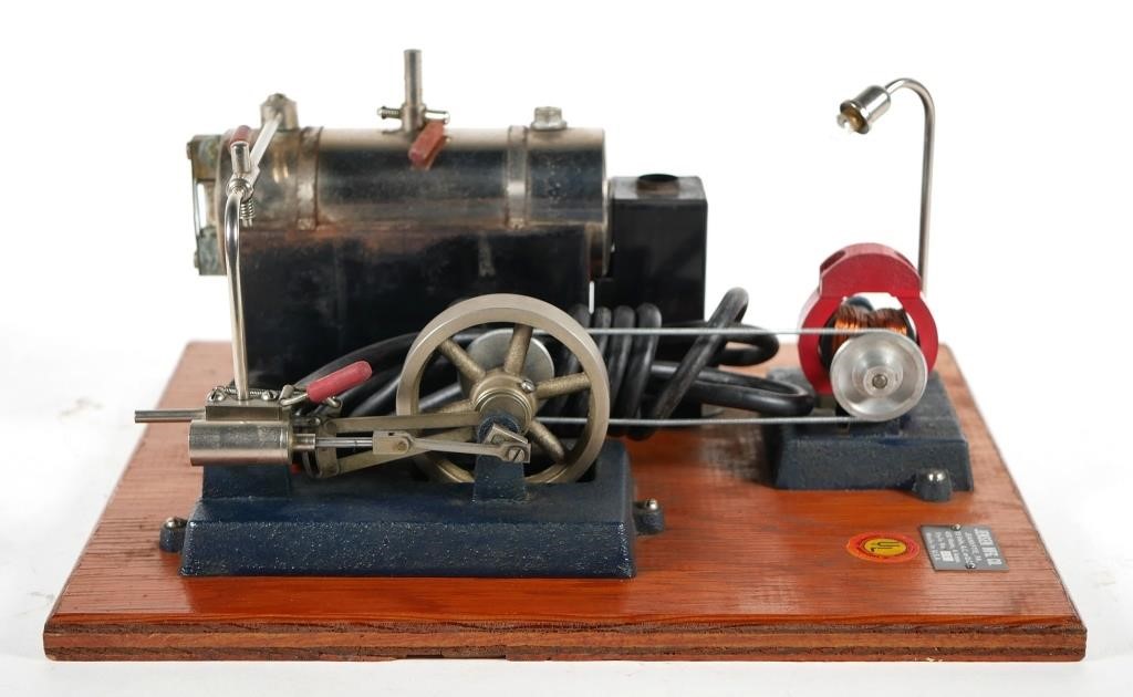 Appraisal: VINTAGE JENSEN MODEL STEAM ENGINE STYLE Vintage Jensen toy model