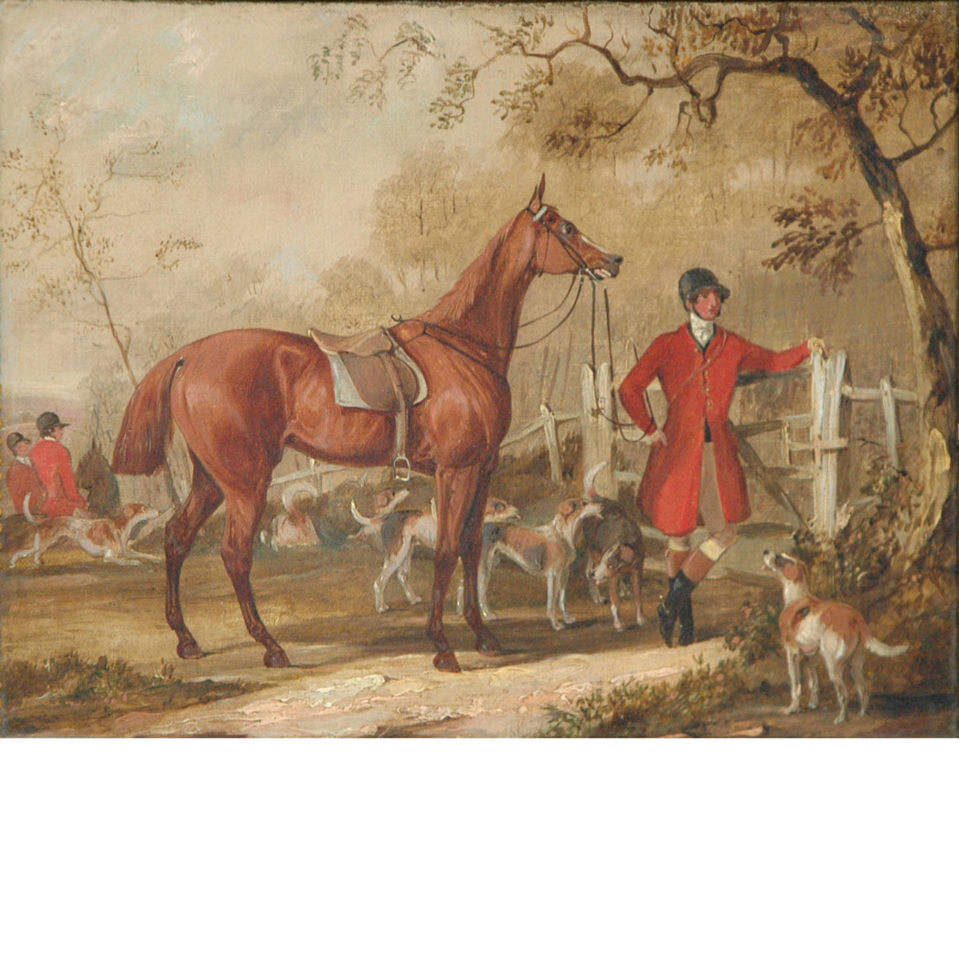 Appraisal: Manner of Henry Alken Huntsman with His Pack and Gentleman