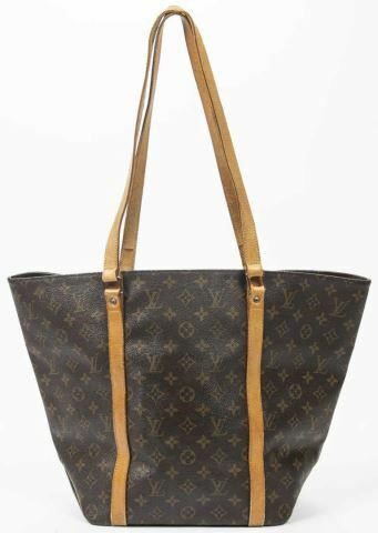 Appraisal: Louis Vuitton Sac Shopping tote bag in monogram coated canvas