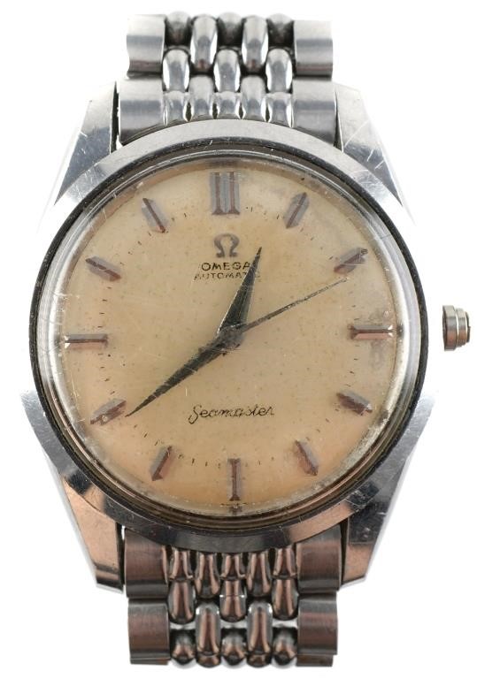 Appraisal: Vintage men's Omega Seamaster wristwatch in stainless steel Automatic movement