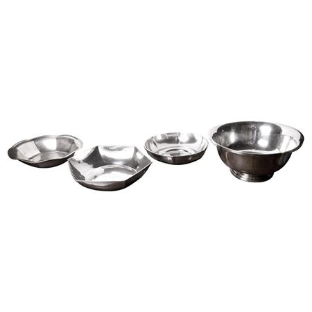 Appraisal: Group of Four Sterling Silver Bowls Estimate -