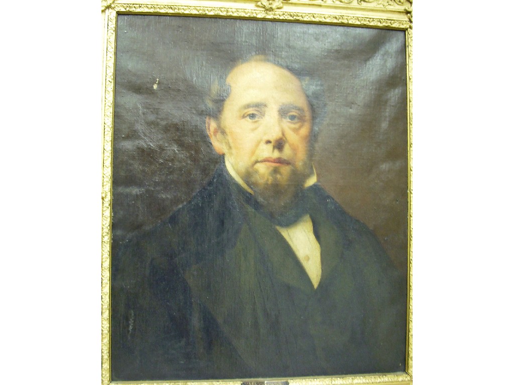 Appraisal: By Frederick Marie Vermorckeen - - half length portrait of