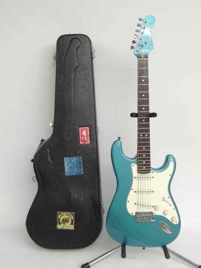 Appraisal: Fender USA Stratocaster electric guitar blue C N Well used