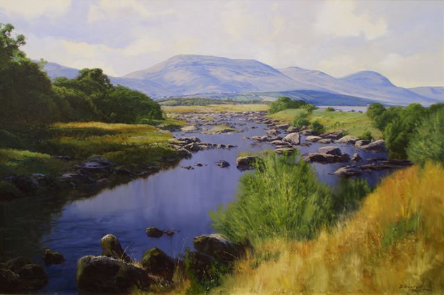 Appraisal: John Downton born Ancient Ardara Area County Donegal Ireland oil