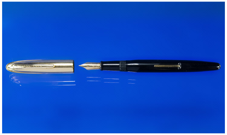 Appraisal: An Eversharp Symphony Lever Filling Pen American C In Black