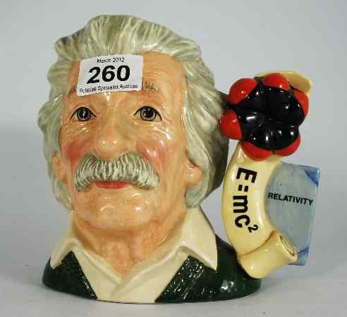 Appraisal: Royal Doulton Large Character Jug Albert Einstein D