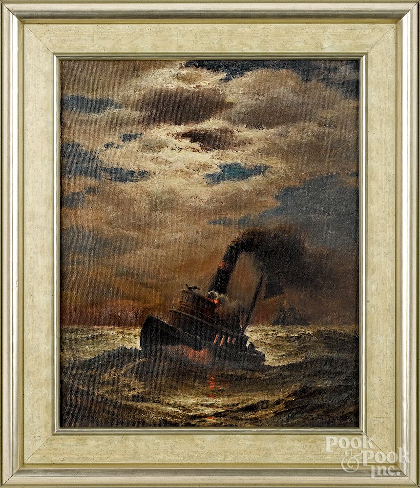 Appraisal: James Gale Tyler American - seascape Exclusive on Bidsquare James