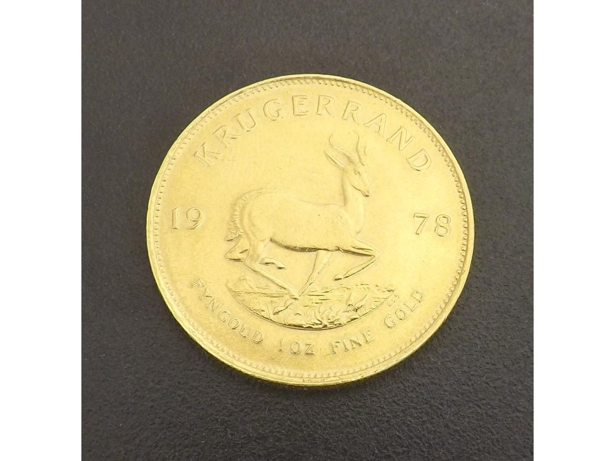 Appraisal: South Africa Kruggerand gold coin gm