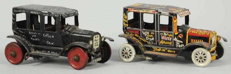 Appraisal: Lot of Tin Litho Marx Old Jalopy Wind-up Toys American