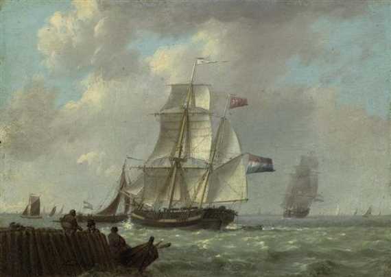 Appraisal: KOEKKOEK HERMANUS the younger Amsterdam - London Ships before the