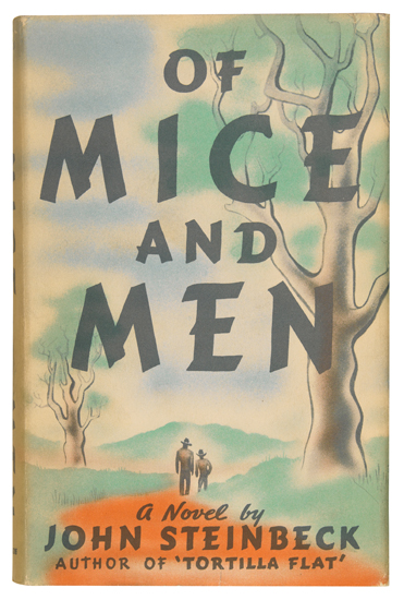 Appraisal: STEINBECK JOHN Of Mice and Men vo tan cloth stamped