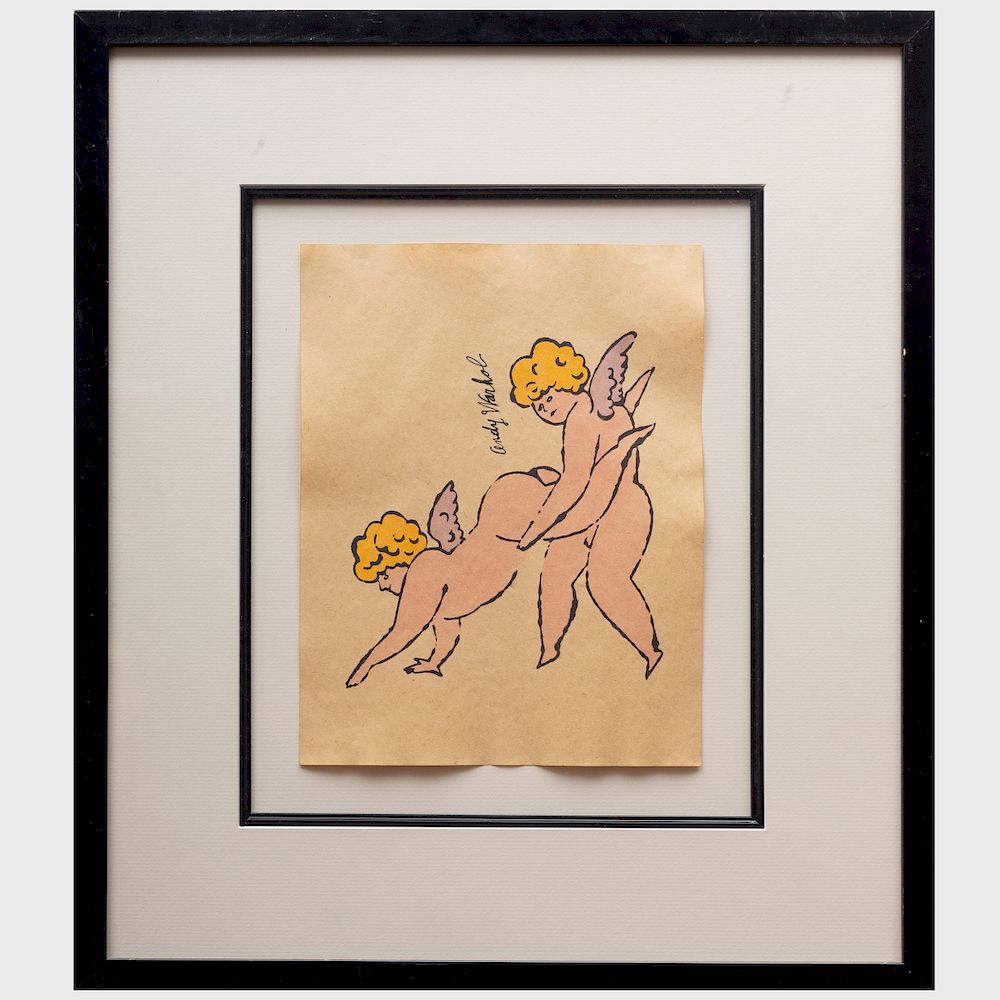 Appraisal: Andy Warhol - Two Cherubs from In the Bottom of