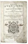 Appraisal: AUGUSTINUS AURELIUS Saint Of the Citie of God Commentary by