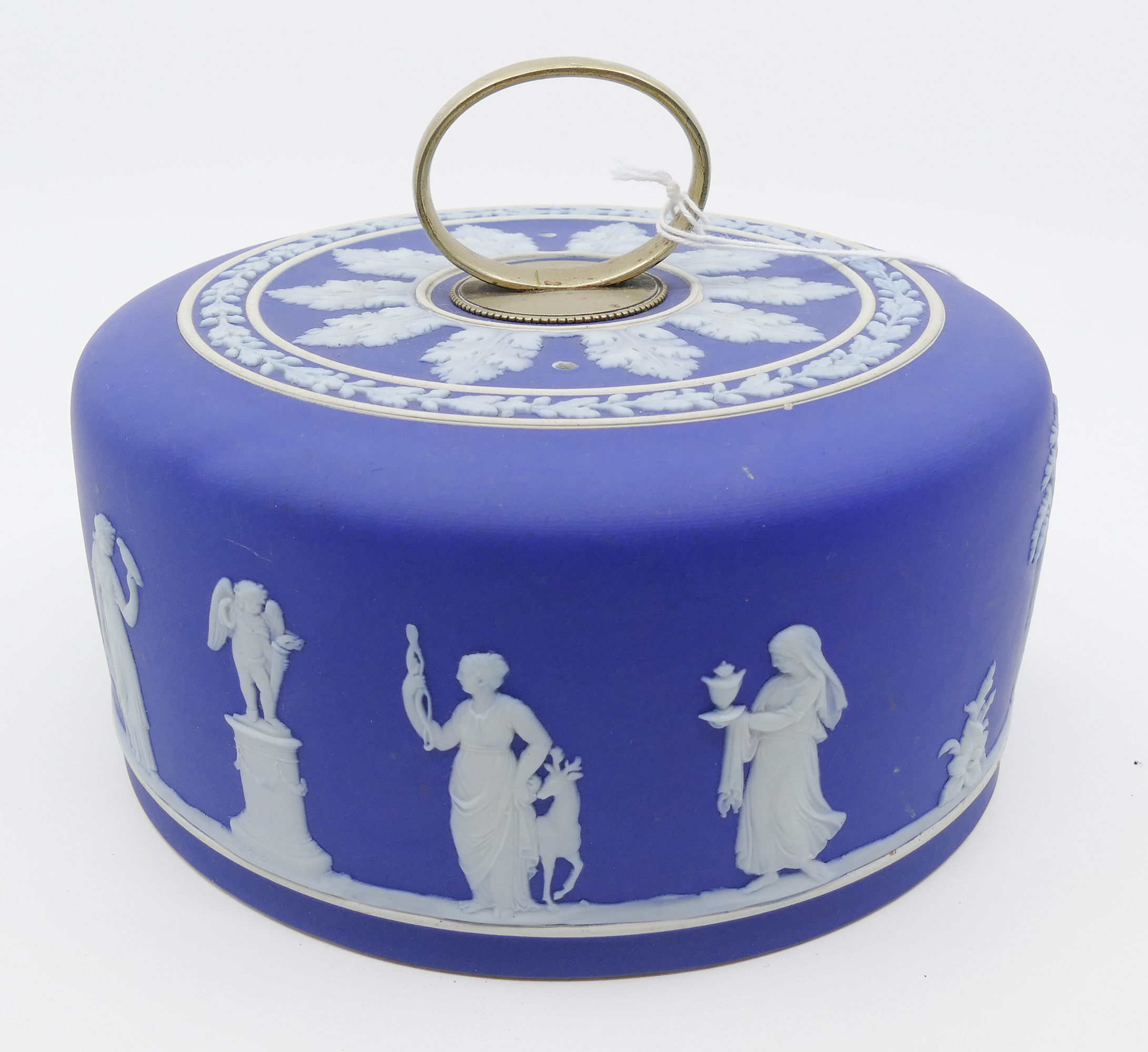 Appraisal: Wedgwood Blue Jasperware Dipped Dome no underplate - x ''