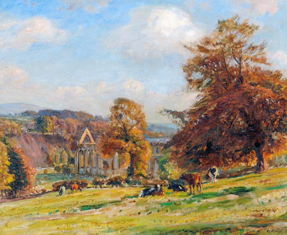 Appraisal: HERBERT F ROYLE - Bolton Priory in the North Cattle