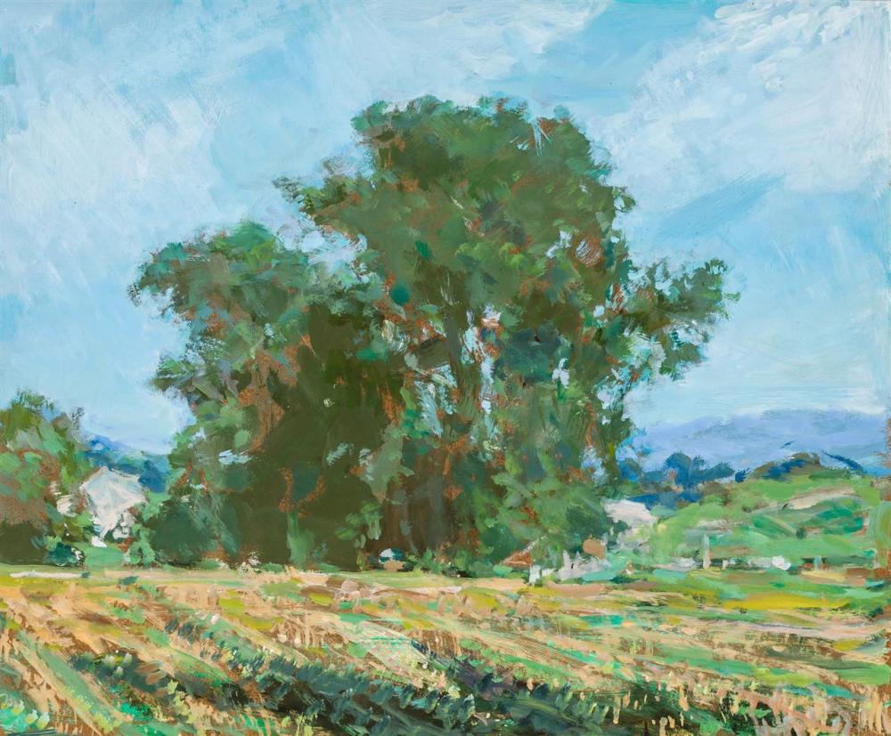 Appraisal: JAY HALL CONNAWAY American - Summer Elm Trees oil on