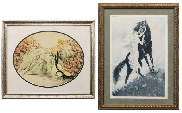 Appraisal: lot of Framed prints on paper after Louis Icart French