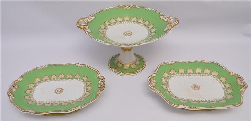 Appraisal: pc EARLY WEDGWOOD PEARLWARE COMPOTE BOWLS A Rare Early Wedgwood