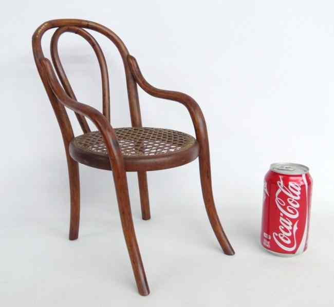 Appraisal: Salesman's sample bentwood chair '' Ht