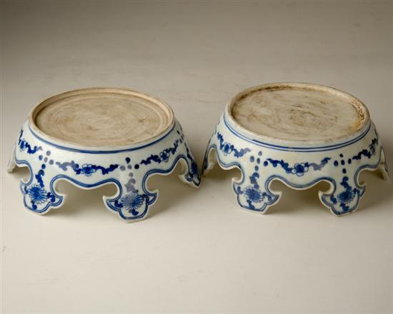 Appraisal: A Pair of Possibly th C Chinese Blue and White