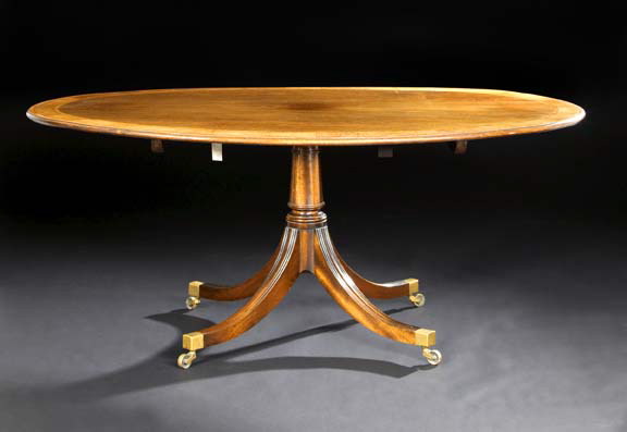 Appraisal: Regency Mahogany Breakfast Table early th century and later the