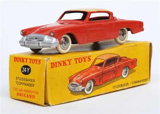 Appraisal: French Dinky y Studebaker Commander nd type red tan roof