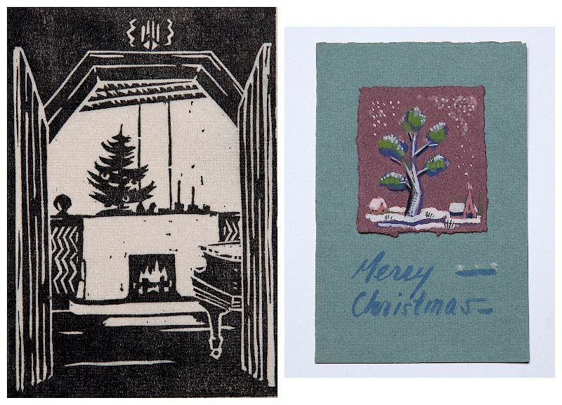 Appraisal: Anne Kutka McCosh Christmas Card Print McCosh Anne Kutka -