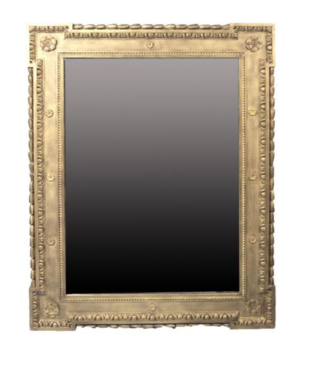 Appraisal: An th century style giltwood mirror the rectangular frame with