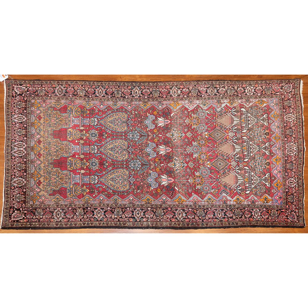 Appraisal: Semi Antique Bijar Rug x Second quarter- th century hand-knotted