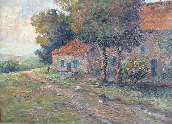 Appraisal: Julian E Itter WA th c French Cottage French cottage