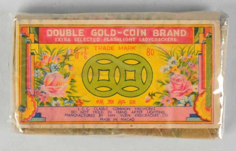 Appraisal: Double Gold-Coin Brand Firecrackers Class Manufactured by Him Yuen Condition