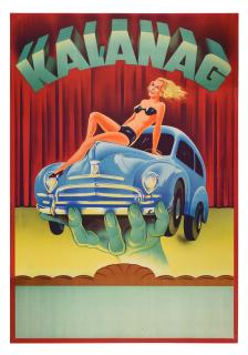 Appraisal: Kalanag Helmut Schreiber Kalanag Germany ca Color poster depicting Kalanag