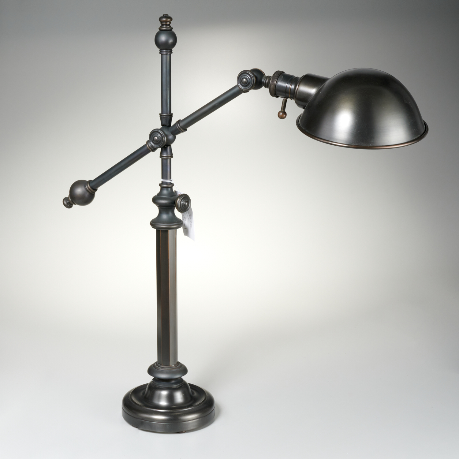 Appraisal: INDUSTRIAL STYLE DESK LAMP st c adjustable desk reading lamp