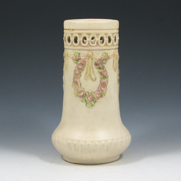 Appraisal: Weller Roma Vase Weller Roma vase Unmarked Two chips to