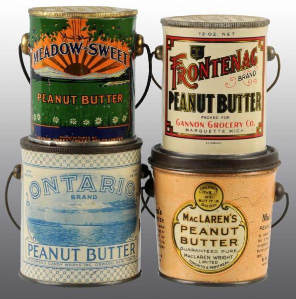 Appraisal: Lot of Peanut Butter Pails Description Includes one for Maclaren's