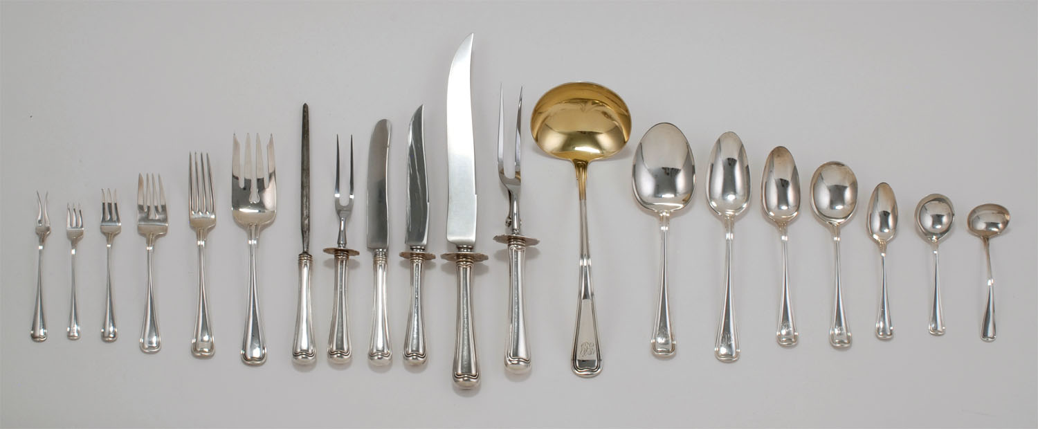 Appraisal: GORHAM STERLING SILVER FLATWARE SET In the Old French pattern