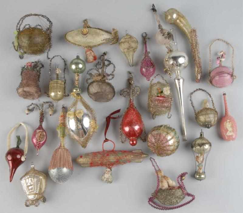 Appraisal: Lot of Wire Wrapped Christmas Ornaments Condition Excellent