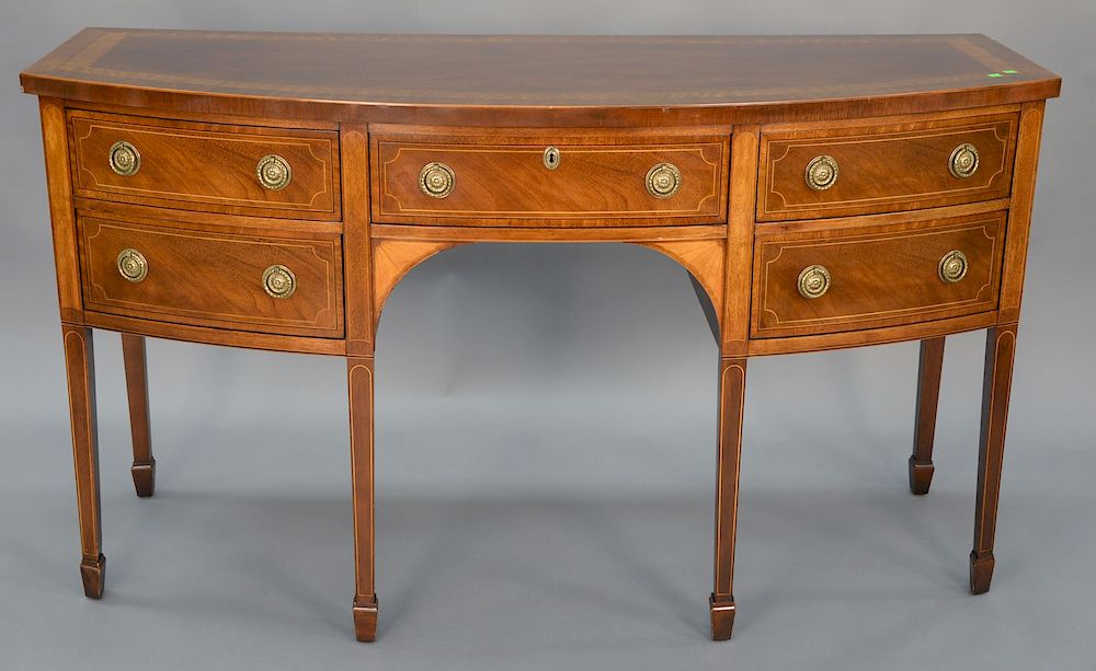 Appraisal: Baker Historic Charleston George IV style sideboard with banded top