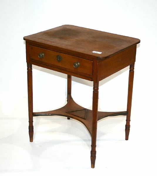 Appraisal: A Federal pine work table late th early th century