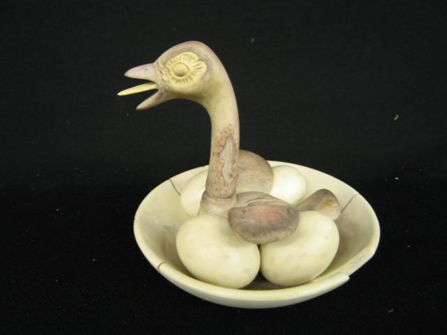 Appraisal: Boehm Porcelain Figurine Bird in Nest special edition Egypt salutes