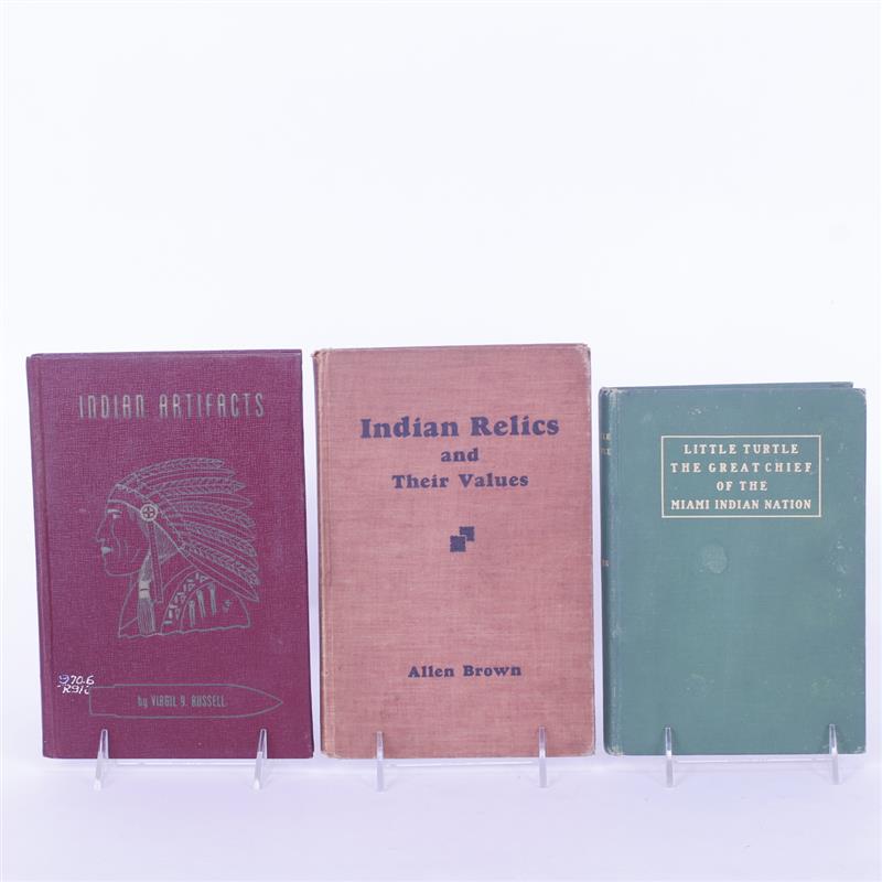 Appraisal: Three Books Little Turtle - Indian Artifacts by Virgil Russell