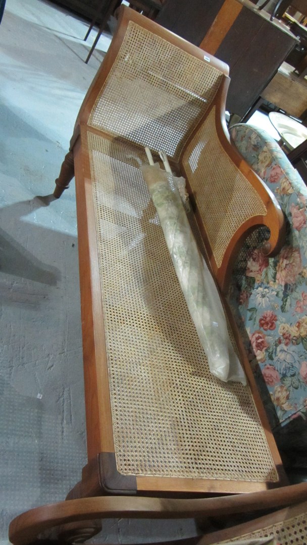 Appraisal: A th century teak chaise longue