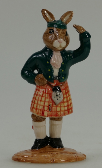 Appraisal: Royal Doulton Bunnykins figure Scotsman DB limited edition boxed with