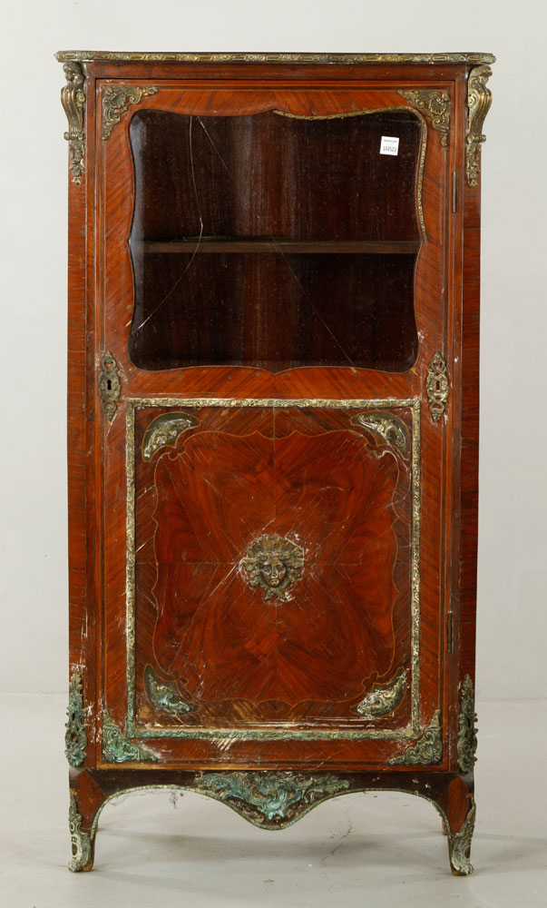 Appraisal: - th th C French Vitrine Late th early th