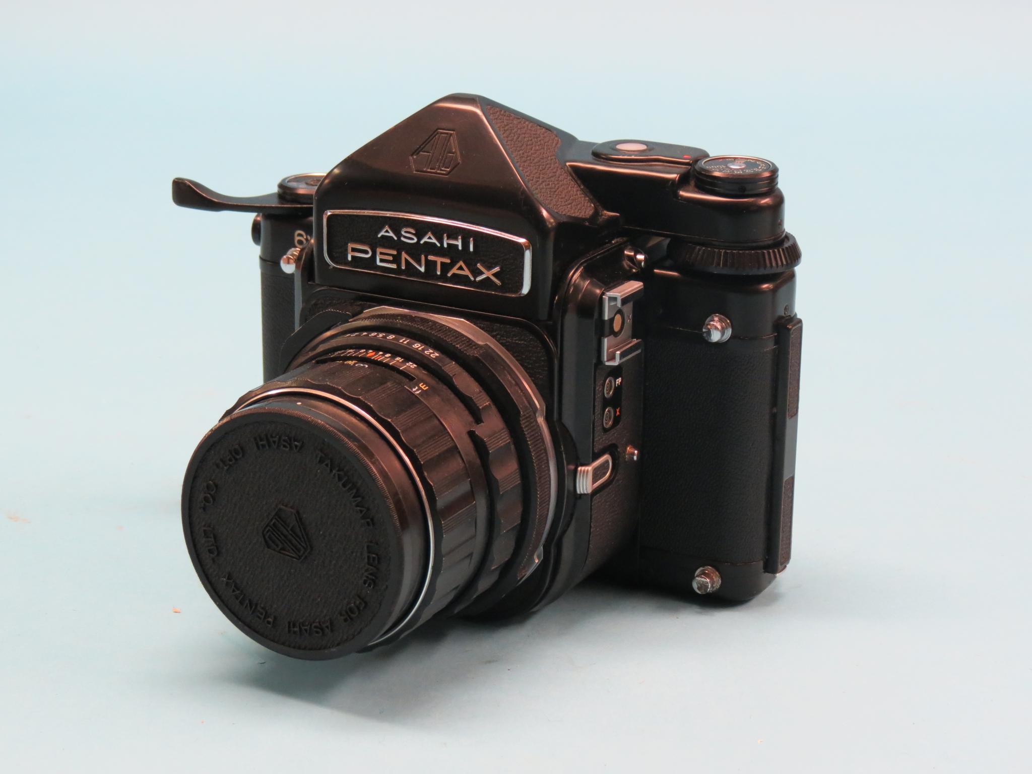 Appraisal: An Asahi Pentax X camera with mm lens various filters